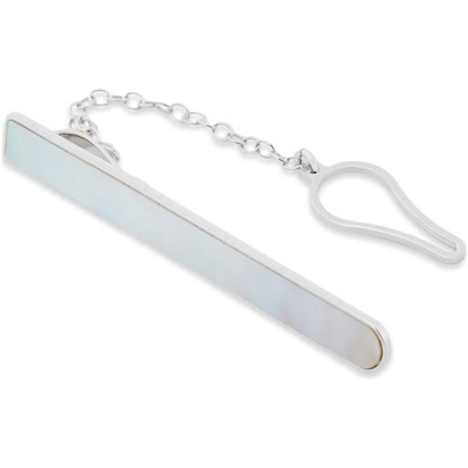 Giorgio Armani fermacravatta in argento sterling