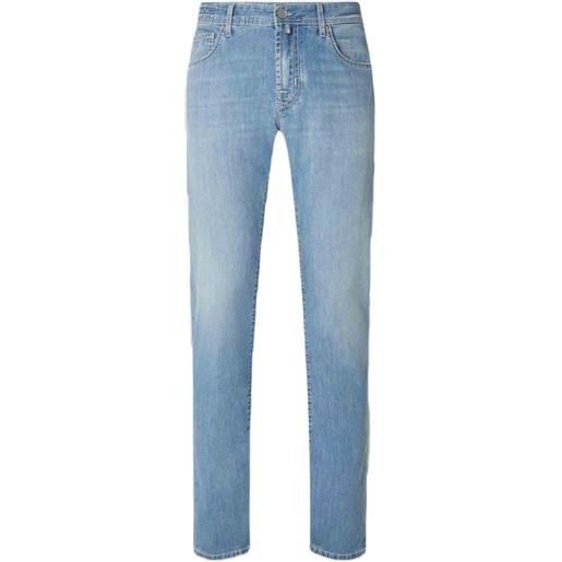 Jacob Cohën jeans con bottoni - blu