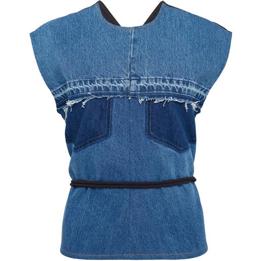 LITKOVSKA top con cintura - blu