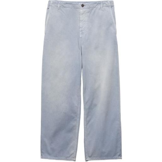 Prada pantaloni dritti - blu