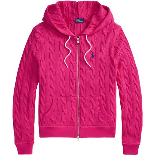 Polo Ralph Lauren felpa con zip - rosa