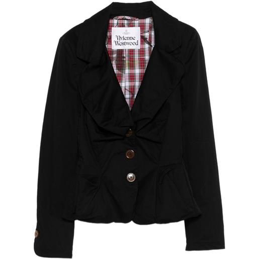 Vivienne Westwood giacca drunken con bottoni - nero