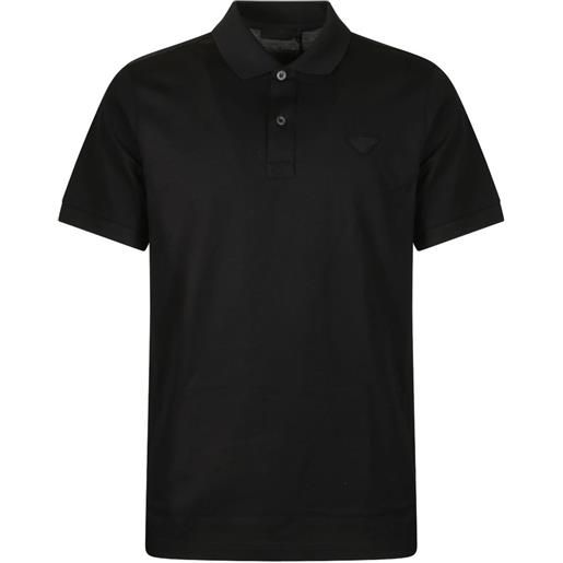 Prada polo a maniche corte - nero