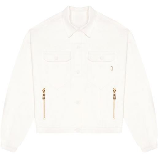PLACE OF ËLMS giacca denim - bianco