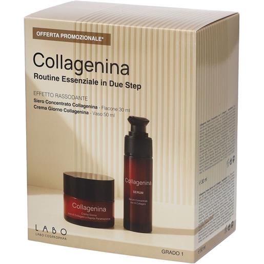 Labo suisse kit regalo collagenina routine essenziale in due step grado 1 effetto rassodante pz set