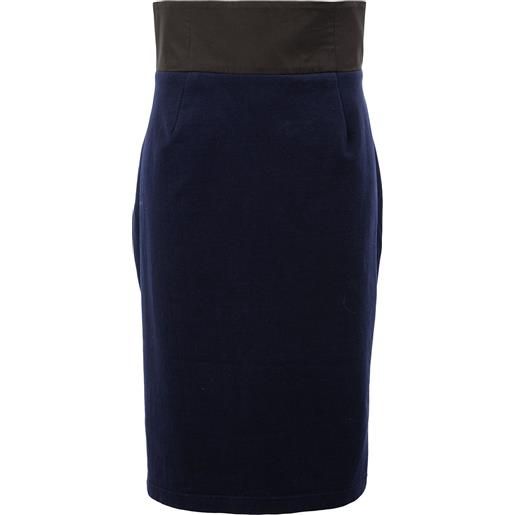 Aganovich gonna vita alta - blu