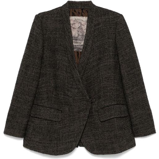 Ziggy Chen blazer bouclé - nero
