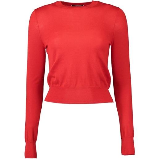 Adam Lippes maglione ava - rosso