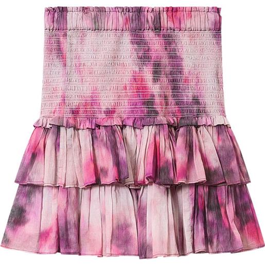 MARANT ÉTOILE minigonna naomi con ruches - rosa