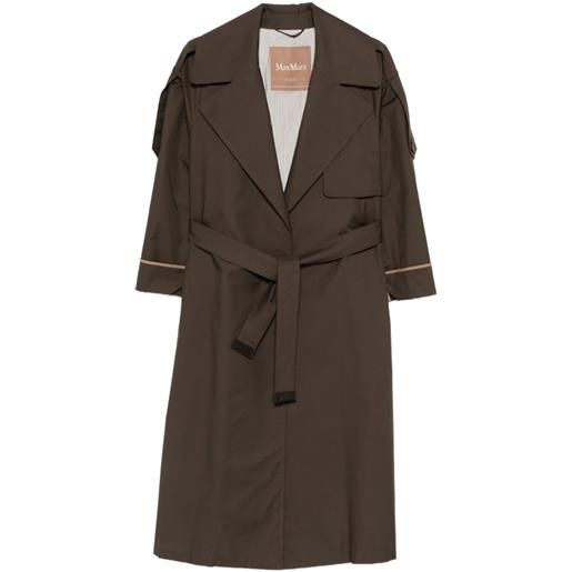 Max Mara trench con cintura - verde