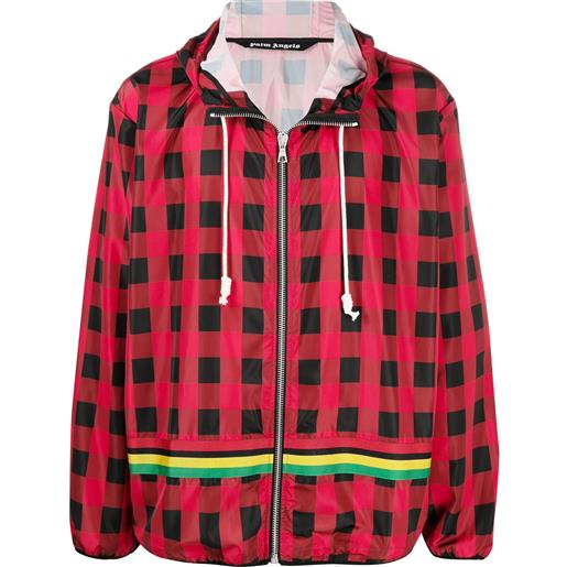 Palm Angels giacca a quadri - rosso