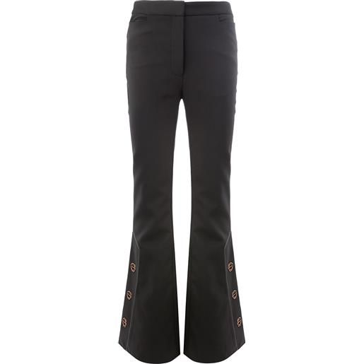 Ellery pantaloni a zampa - nero