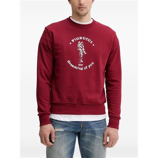 Fiorucci felpa dreaming of you - rosso
