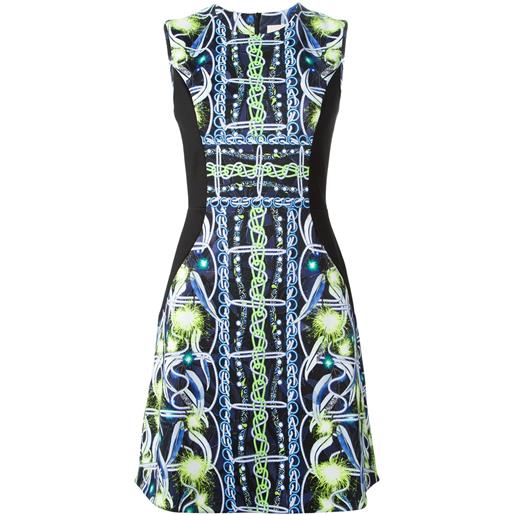 Peter Pilotto printed panel dress - nero