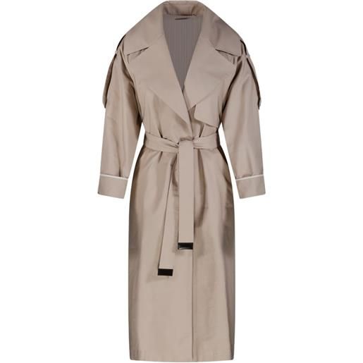 Max Mara trench con cintura - toni neutri