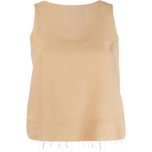 Song For The Mute canotta con effetto vissuto - toni neutri