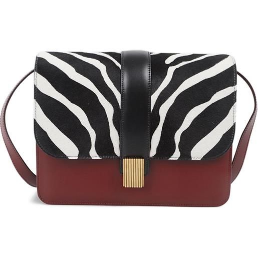 KHAITE borsa a spalla blake zebrata - rosso