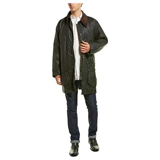 Barbour border wax jacket mwx0008sg91 (a330) - 46 verde, verde, xl