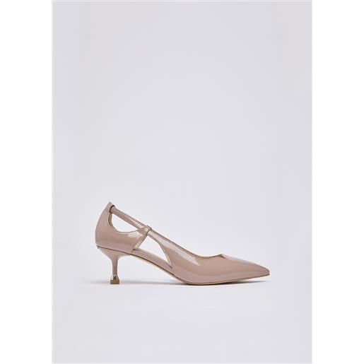 LIUJO liu jo décolleté in vernice, nude