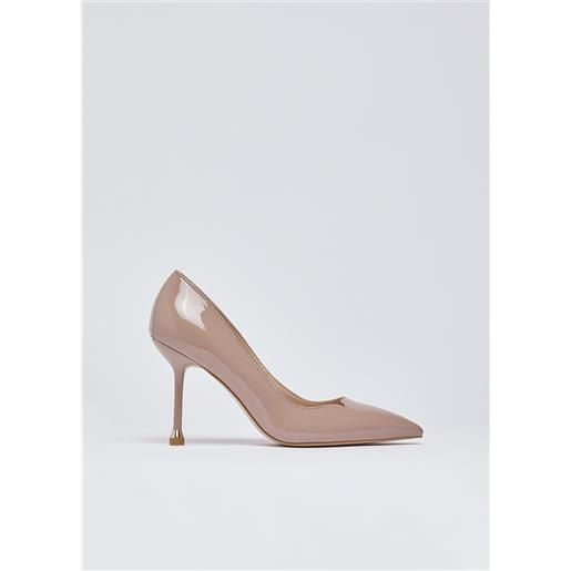 LIUJO liu jo décolleté in vernice, beige