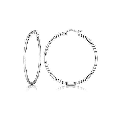 VOJO Set 3 Paia Orecchini A Cerchio In Titanio G23 – Ipoallergenici, 20G, Diametro 18 Mm, Per Donne Con Pelle Sensibile