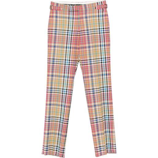 Vivienne Westwood pantaloni con fibbia - rosa