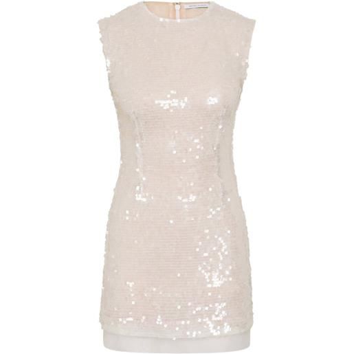 Rachel Gilbert abito corto kaia con paillettes - toni neutri