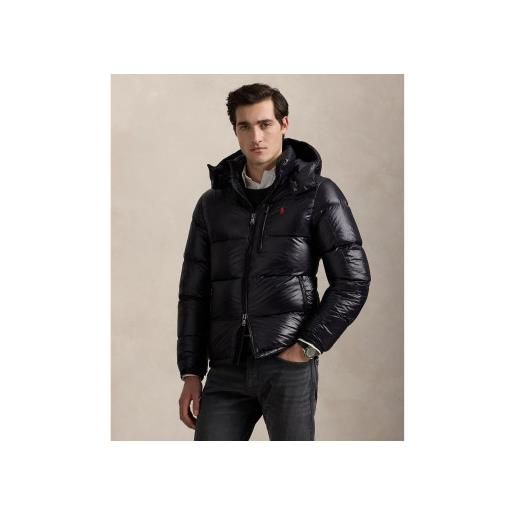 Polo Ralph Lauren per uomo. 710968281001 piumino blu scuro lucido gorham [3260318], casual, sostenibile, nylon riciclato, navy