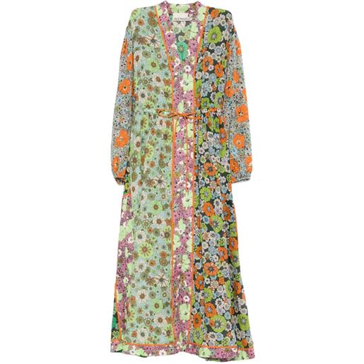 ALEMAIS abito a fiori con cintura - verde