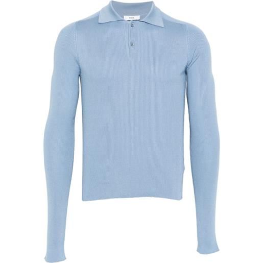 Rier polo a maniche lunghe - blu