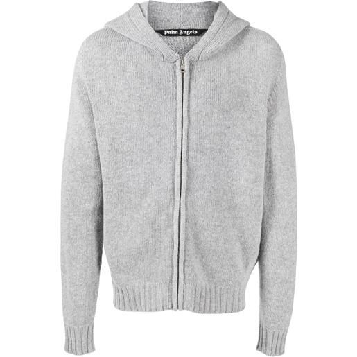 Palm Angels felpa con stampa - grigio