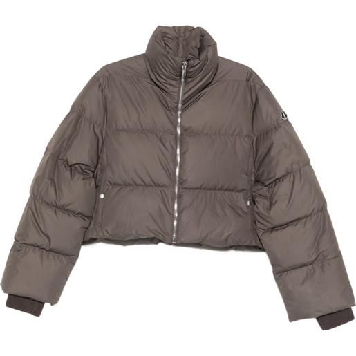 Moncler + Rick Owens piumino cyclopic - marrone