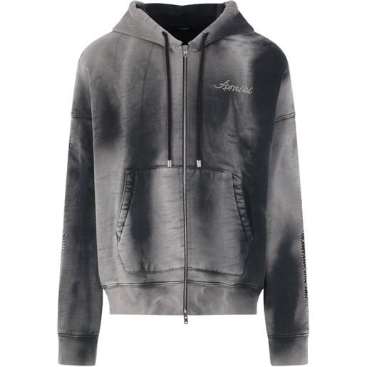 AMIRI felpa con strass - nero