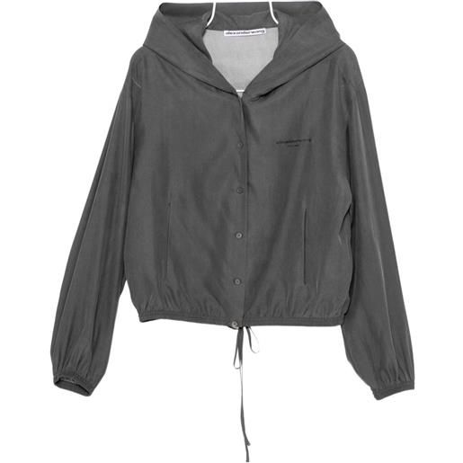 Alexander Wang giacca oversize con bottoni - grigio