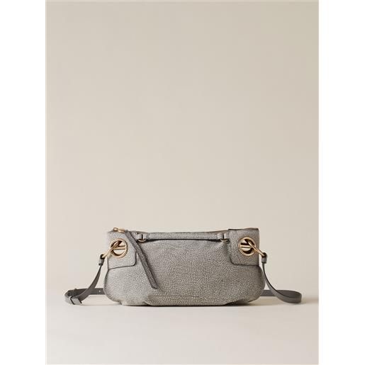 Borsa A Tracolla Donna In Pelle Vegana – Media, Morbida, 4 Scomparti E Tracolla Larga (20,5x5,3x15 Cm) - 3