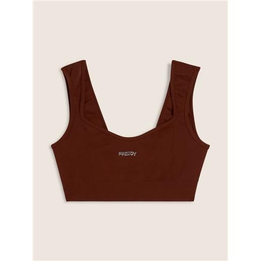 FREDDY top sportivo con scollo a cuore e supporto donna