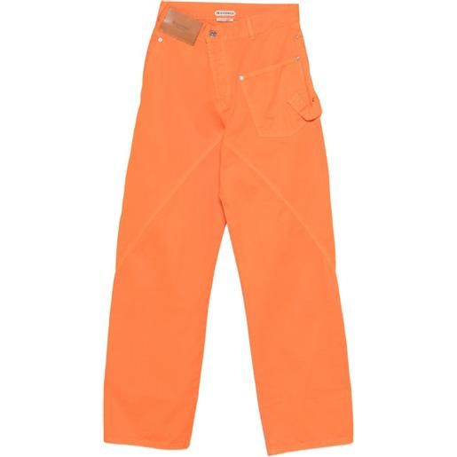 JW Anderson jeans con tasche - arancione