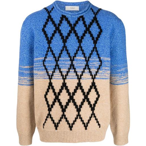 Pringle of Scotland maglione a rombi - blu