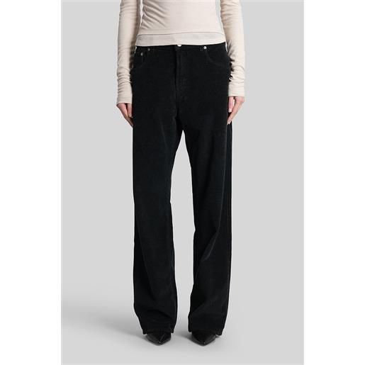 Haikure pantalone bonnie in cotone nero