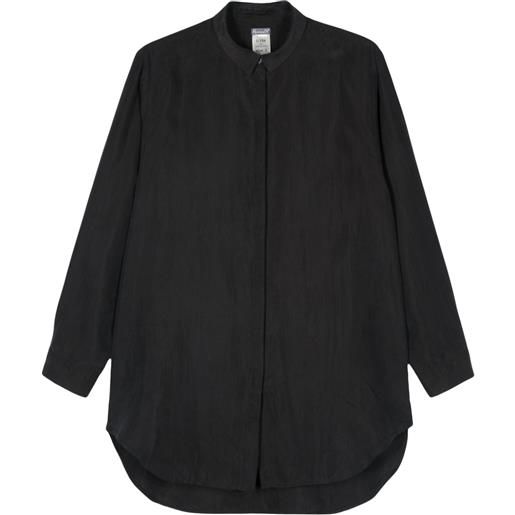 Kristensen Du Nord camicia a maniche lunghe - nero