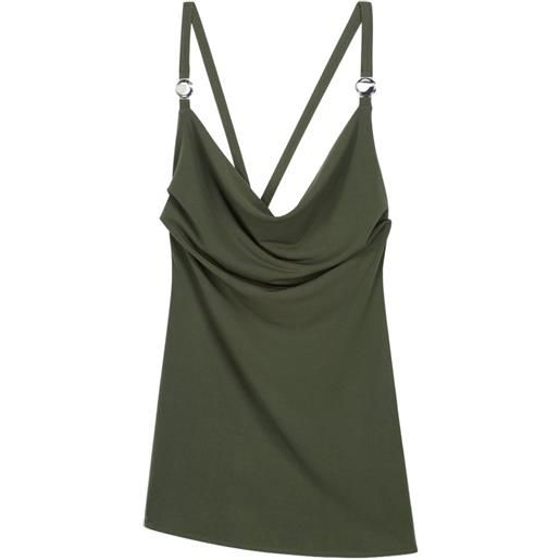 Coperni blusa drappeggiata - verde