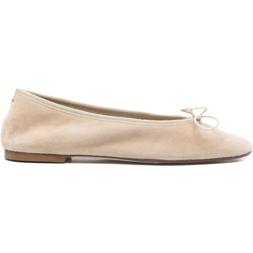 Aeyde ballerine con nodo - toni neutri