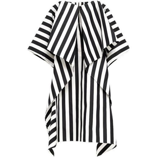 Jacquemus abito a righe - nero