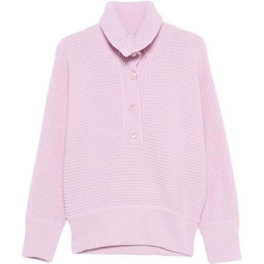 Magda Butrym maglione a collo alto - rosa
