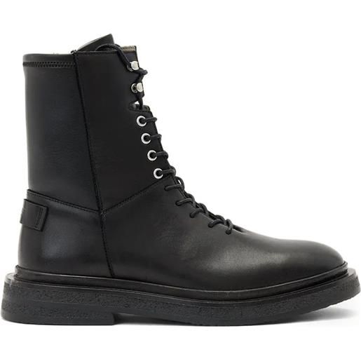 AllSaints anfibi escher con zip - nero