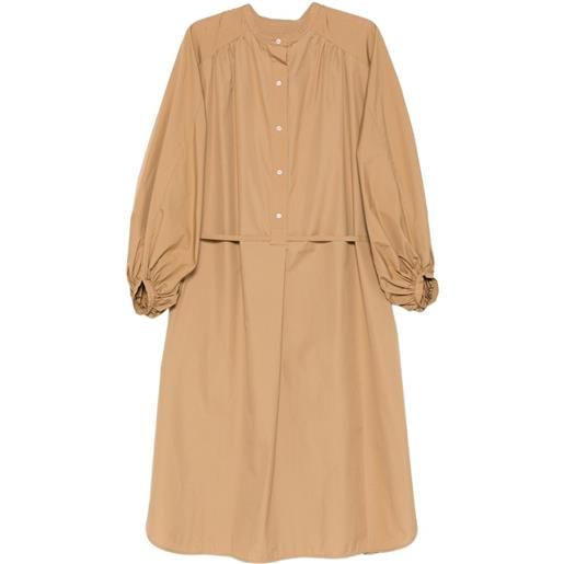 LouLou de Saison abito con maniche arricciate - toni neutri