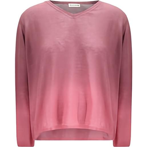 MIRROR IN THE SKY maglione con scollo a v - rosa