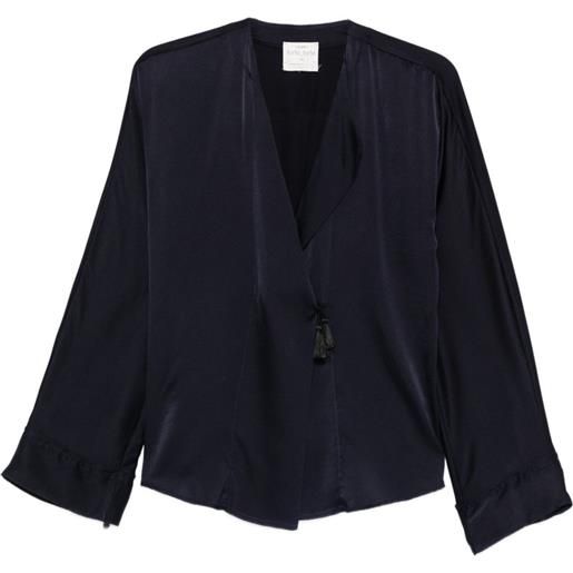 Forte Forte top con scollo a v - blu