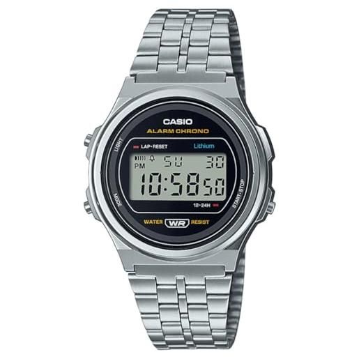 Casio Orologio Digitale Uomo In Acciaio Inox - Con Telememo, Ora Mondiale, Cronometro E Allarmi - 2