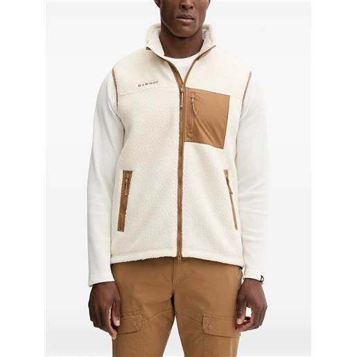Mammut gilet con ricamo - toni neutri